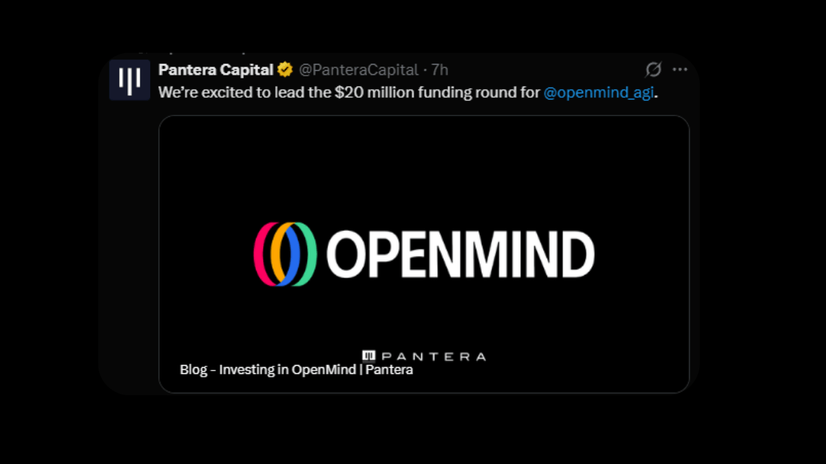 OpenMind Points — Backed by $20M (Pantera-Led) Airdrop