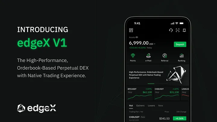 edgeX Pre-TGE Season Airdrop Guide: XP Farming Review (2026) logo