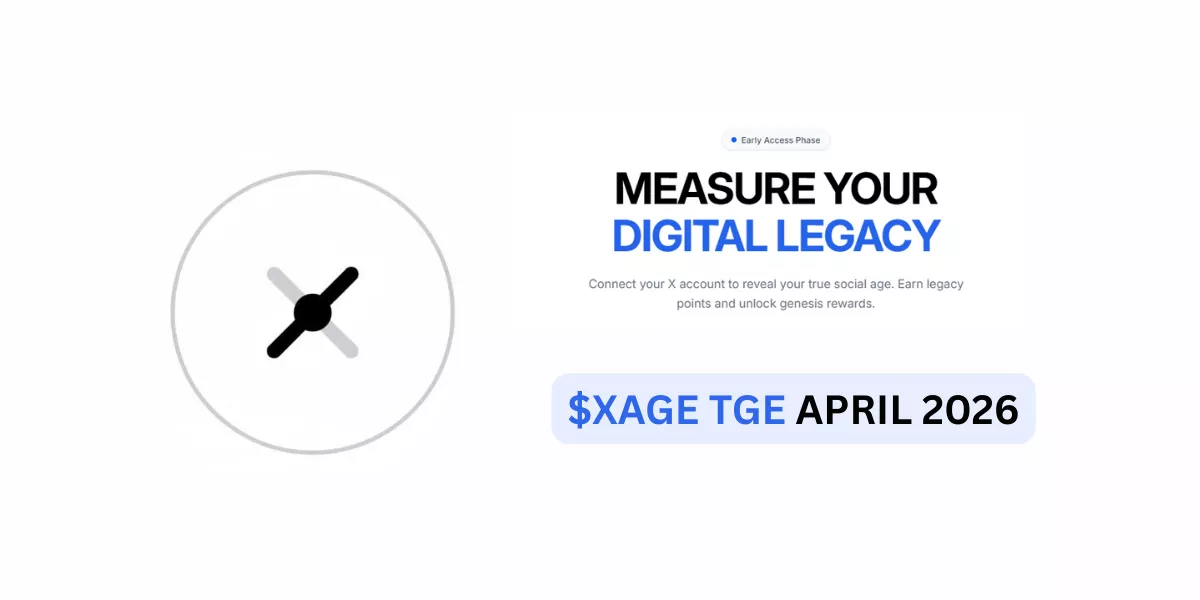 X Age Airdrop Guide: Lock $XAGE From Your X Account Age Before April 2026 TGE logo