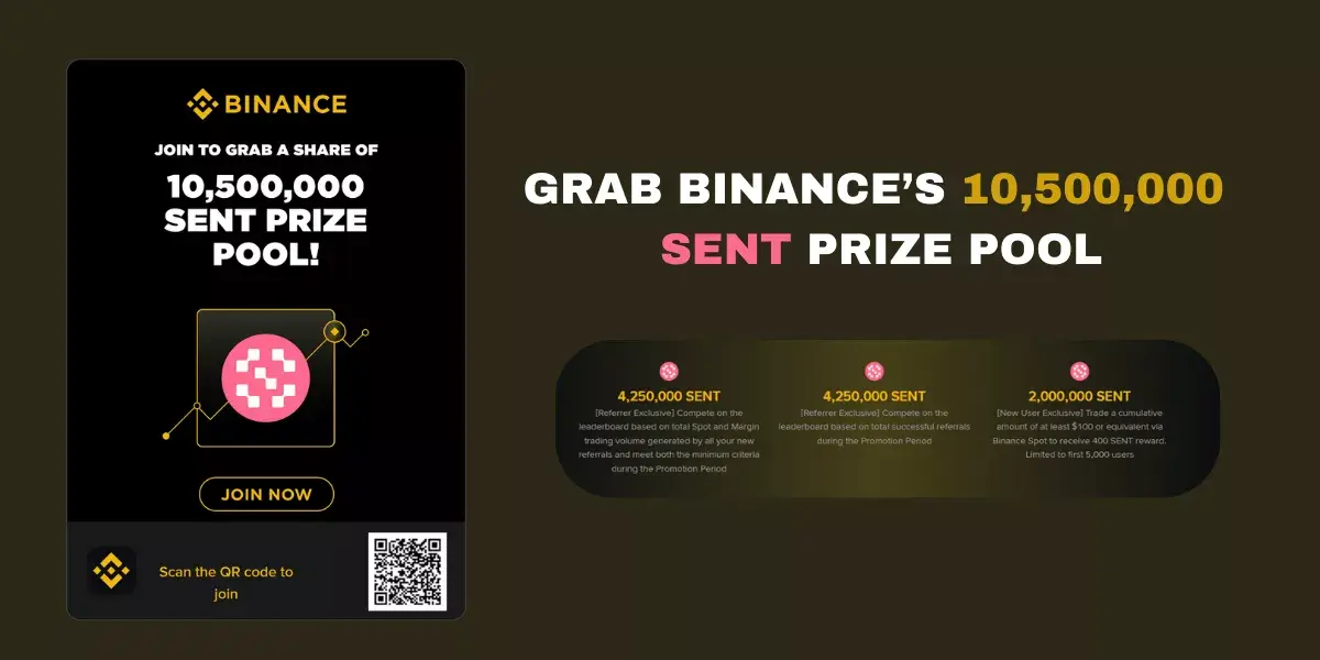 How to Grab Binance’s 10,500,000 SENT Prize Pool Before Feb 25