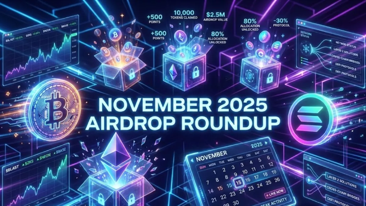 November 2025 Airdrop Roundup – Best Free-Crypto Opportunities This Month
