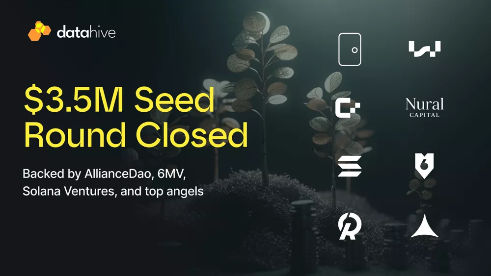 DataHive AI Raises $3.5M to Build Decentralized Data Factory and Confirms $DATA Airdrop