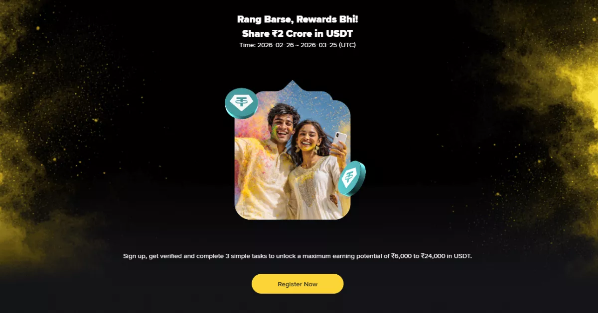 Binance rolls out Holi “Mystery Box” rewards campaign in India, offers USDT voucher prizes