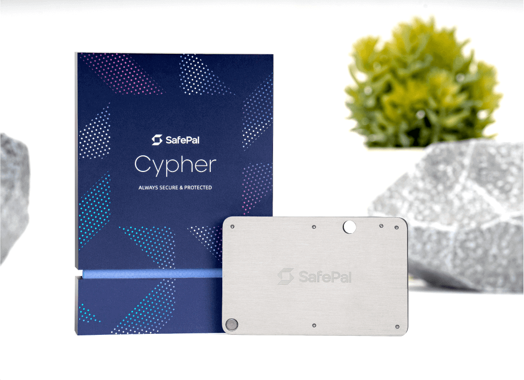 SafePal Cypher Seed Board – Stainless Steel Backup for Crypto Recovery Phrase